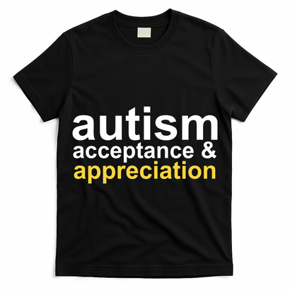 Autism Acceptance And Appreciation T-Shirt