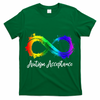 Autism Awareness Acceptance Rainbow Infinity Symbol T-Shirt