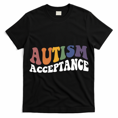 Autism Awareness Acceptance Retro T-Shirt