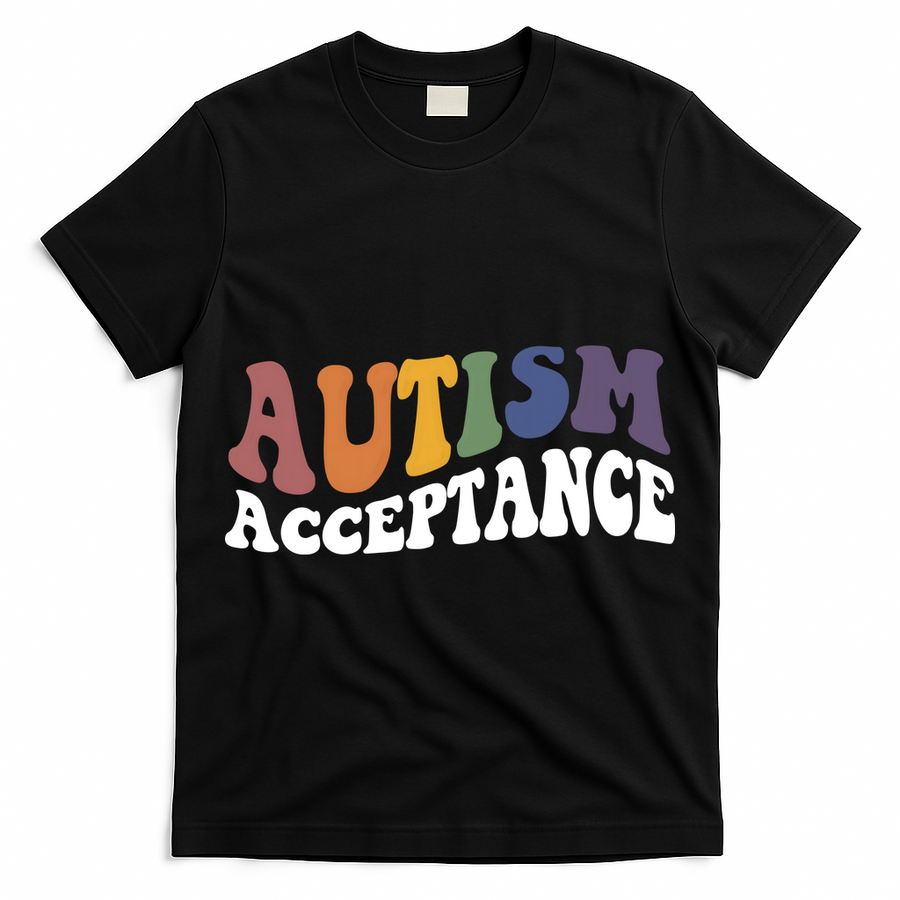 Autism Awareness Acceptance Retro T-Shirt