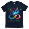 Autism Awareness Colorful Butterfly T-Shirt