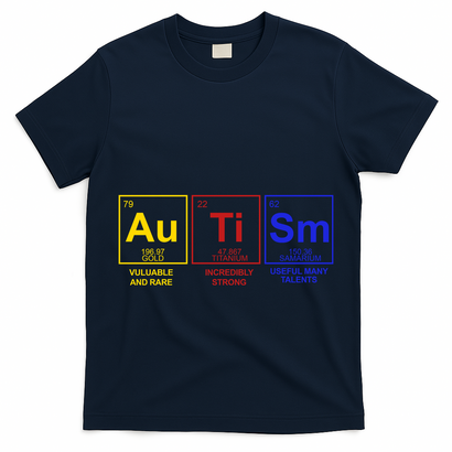 Autism Awareness Elements Periodic Table T-Shirt
