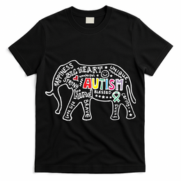 Autism Awareness Elephant Pride T-Shirt