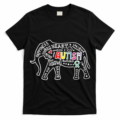 Autism Awareness Elephant Pride T-Shirt