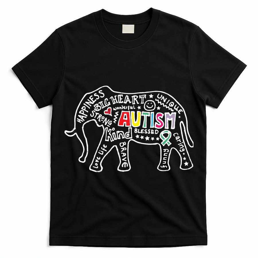 Autism Awareness Elephant Pride T-Shirt