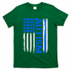 USA Autism Awareness Puzzle Flag T-Shirt