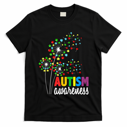 Autism Awareness Flower Autism Flower T-Shirt