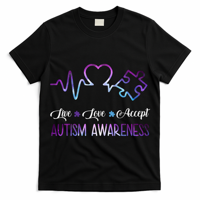Autism Awareness Galaxy T-Shirt