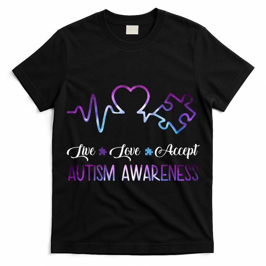 Autism Awareness Galaxy T-Shirt