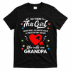 Autism Awareness Grandpa Autism Love Heart T-Shirt