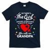 Autism Awareness Grandpa Autism Love Heart T-Shirt