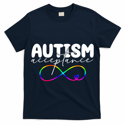 Autism Acceptance Neurodiversity Heart T-Shirt