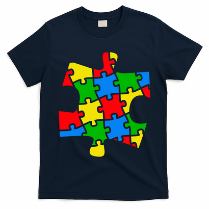 Autism Awareness Puzzle Piece T-Shirt