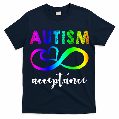 Autism Acceptance Rainbow T-Shirt