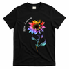 Autism Awareness Rainbow Sunflower T-Shirt