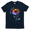 Autism Awareness Rainbow Sunflower T-Shirt