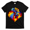 Autism Awareness Rose Heart T-Shirt