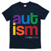 Autism Awareness Rainbow Letters T-Shirt