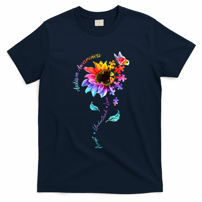 Autism Awareness Sunflower Autism Sunflower  T-Shirt