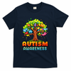 Autism Accept Understand Love Autism Awareness Tree Teacher T-Shirt