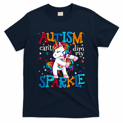 Autism Awareness Unicorn For Autism Mom Girl T-Shirt