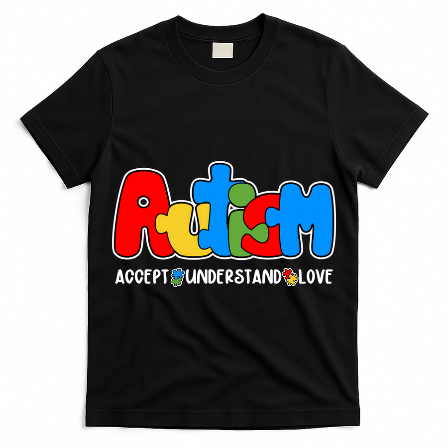 Autism Accept Understand Love Awareness T-Shirt