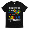 Autism Brother Heart Puzzle Autism Awareness T-Shirt