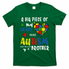 Autism Brother Heart Puzzle Autism Awareness T-Shirt
