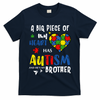 Autism Brother Heart Puzzle Autism Awareness T-Shirt