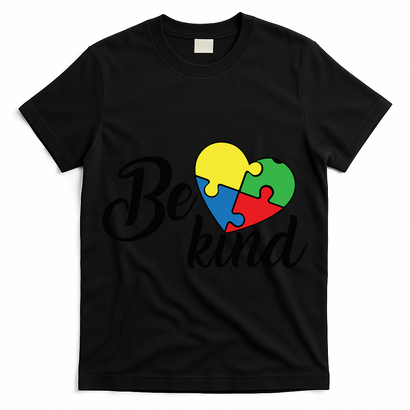 Autism, Be Kind Heart, Autism Awareness T-Shirt