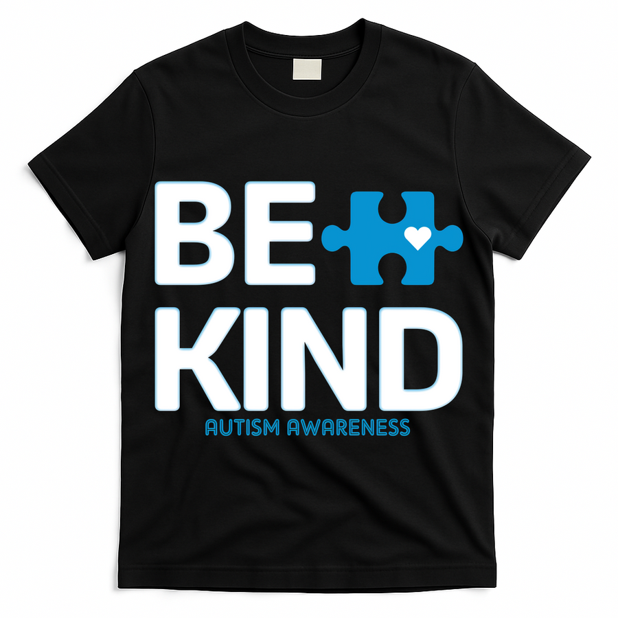 Autism Be Kind E Kind Autism Awareness T-Shirt