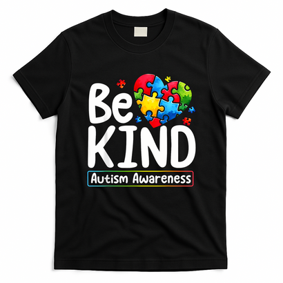 Autism Be Kind Be Kind Autism Awareness T-Shirt