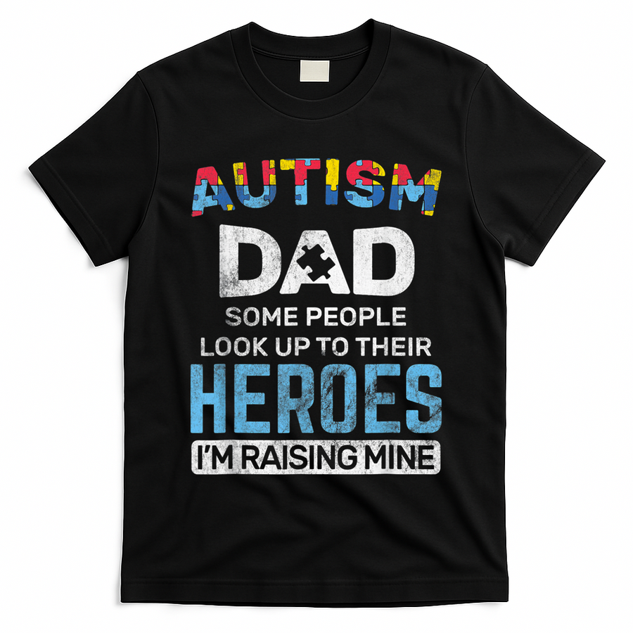 Autism Dad Autism Awareness Autistic Spectrum ASD T-Shirt