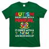 Autism Doesn't Come With A Manual Autism Awareness Support T-Shirt