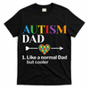 Autism Dad Definition World Autism Awareness Day T-Shirt