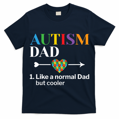 Autism Dad Definition World Autism Awareness Day T-Shirt