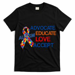 Autism Awareness Educate T-Shirt
