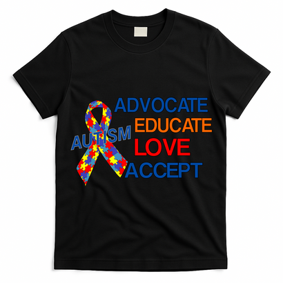 Autism Awareness Educate T-Shirt