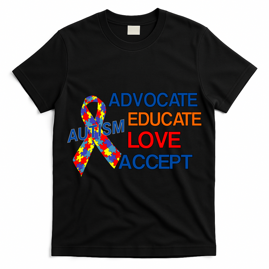 Autism Awareness Educate T-Shirt