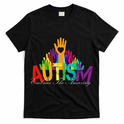 Embrace The Amazing Autism Hands T-Shirt