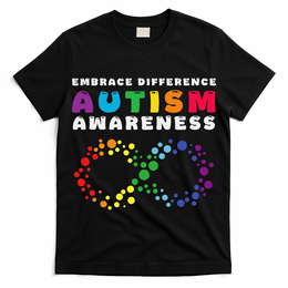 Autism Embrace The Spectrum Autism Awareness T-Shirt