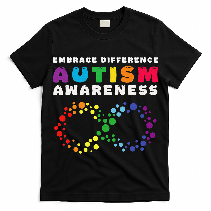 Autism Embrace The Spectrum Autism Awareness T-Shirt