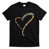 Autism Grandma Autism Awareness Puzzle Piece Heart T-Shirt
