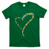 Autism Grandma Autism Awareness Puzzle Piece Heart T-Shirt