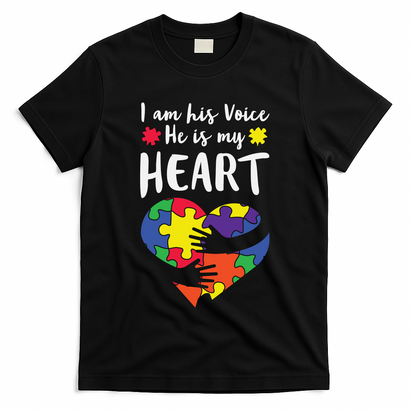 Autism Heart Puzzle Peace Gift For Autism Awareness T-Shirt