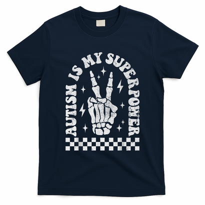 Autism Is My Superpower Groovy Autism Awareness  T-Shirt