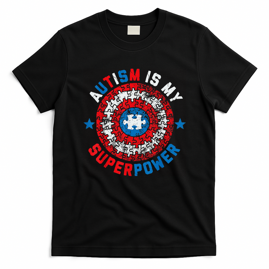 Autism Is My Superpower Autism Awareness Autistic T-Shirt