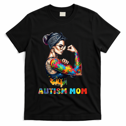 Autism Mom Autism Awareness Strong And Proud Autistic T-Shirt