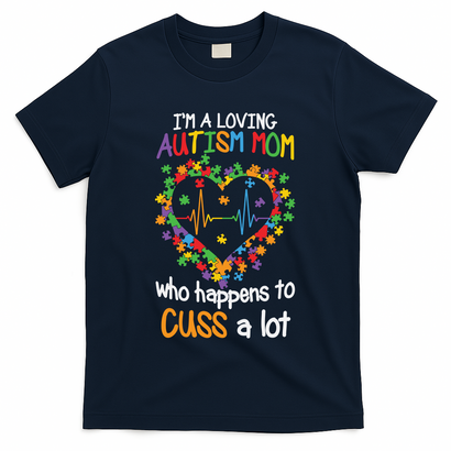 Autism Mom Autism Heart, Autism Puzzle T-Shirt