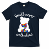 Autism Mom Love Women Autism Awareness Mom Cute Gift T-Shirt